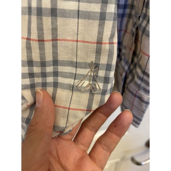 Pendleton Woolen Mills 100% Cotton Plaid Shirt tapered Women's Size XL - Picture 4 of 10